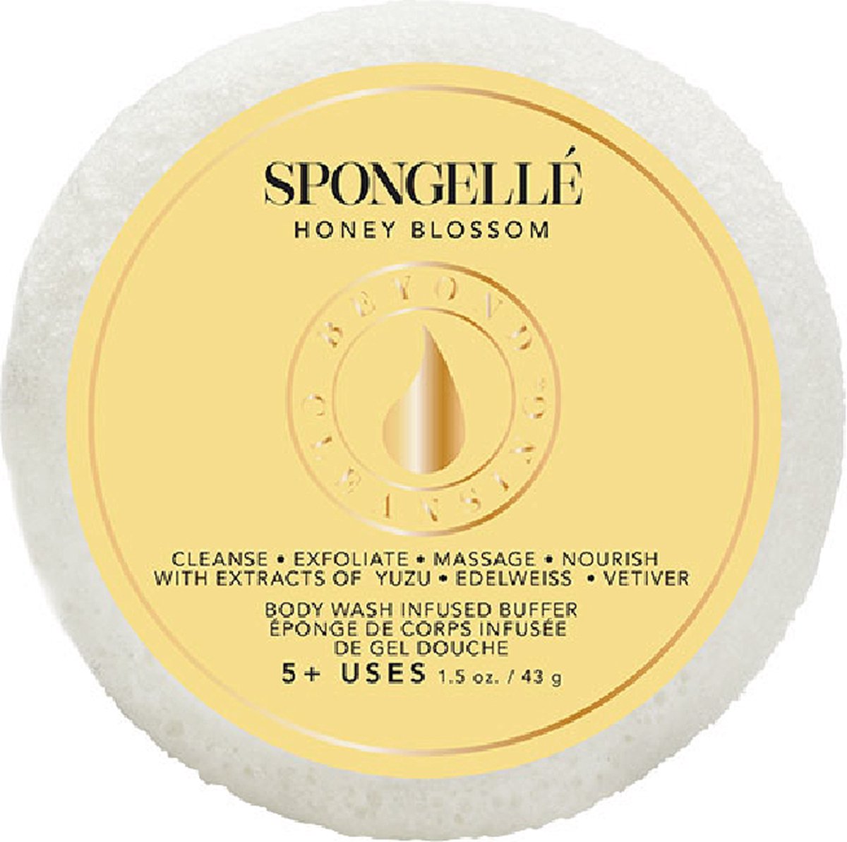 Spongellé Travel sized Spongette - Honey Blossom