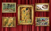 Fotobehang - Vlies Behang - Bekende en Beroemde Schilderijen - Kunst - 312 x 219 cm