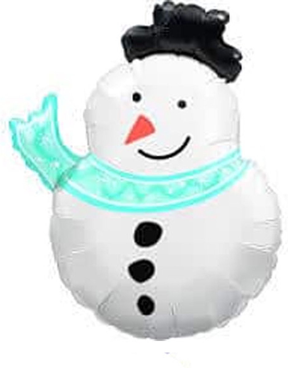 Qualatex - Folieballon Sneeuwpop Kerst 76 cm