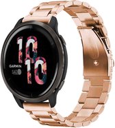 iMoshion Steel 22 mm - Convient pour Samsung Galaxy Watch 46mm / 3 (45mm) / Gear s3 - Polar Vantage M2 / Grit X - Garmin Vivoactive 4 / Venu 2 - Huawei Watch GT 3 (pro) / 2 - Amazfit GTR - Or Rose