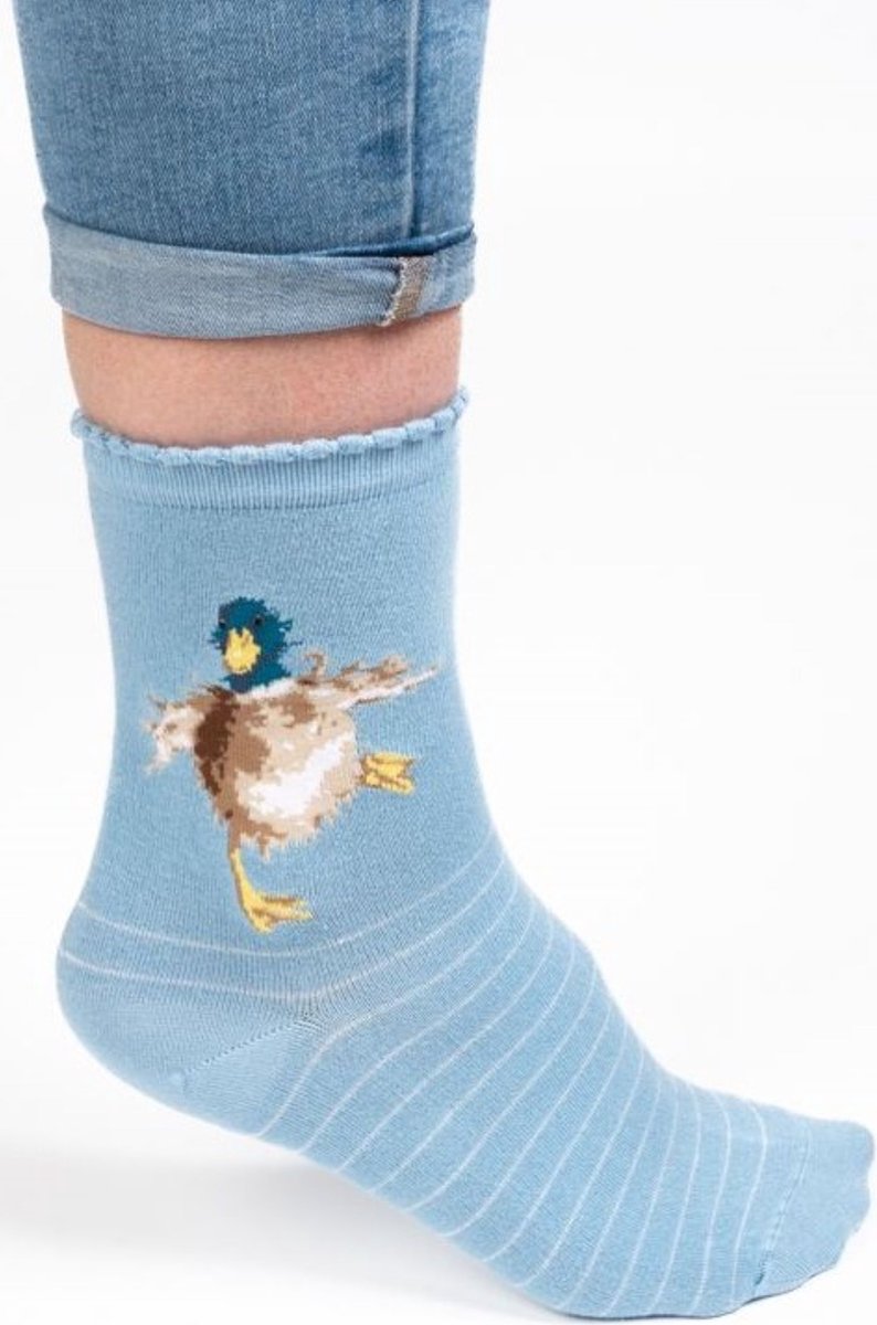 Wrendale Sokken - Eend - 'A Waddle and a Quack' Duck Socks
