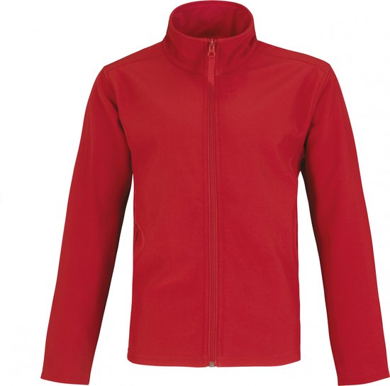 SportJas Heren 3XL B&C Lange mouw Red / Warm Grey 96% Polyester, 4% Elasthan