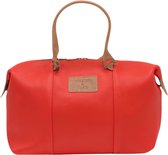 POLDER & DIKE - sac à main / sac à bandoulière - LONDON - rouge - Scarlet Red - cuir véritable