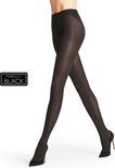 Model in zwarte panty met label 'Perfect Black', 40 den.