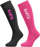 Barts Basic Sock 2 Pack Kids - Anthracite & Fuchsia - Taille 23-26