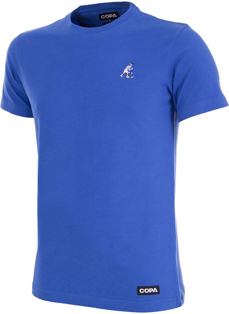 COPA - Headbutt embroidery T-Shirt - XS - Blauw