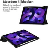 iPad Air 5 (2022) - iPad Air 4 (2020) Tablet Cover - iMoshion Trifold Hardcase Bookcase - Zwart