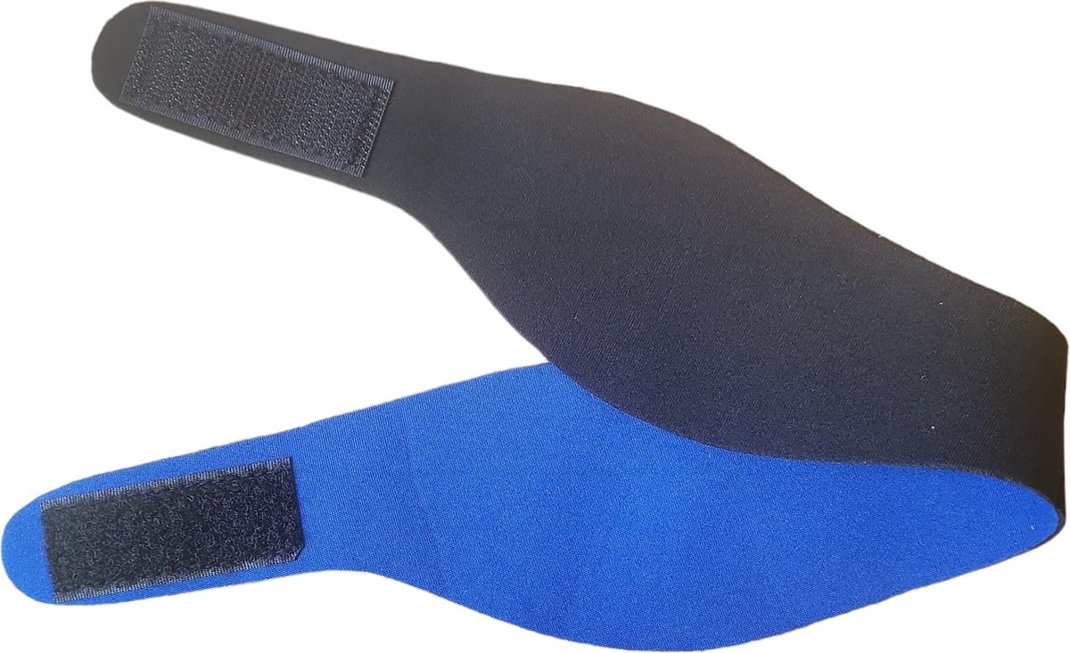 Goedkoopste Horend Goed Zwemhoofdband blauw Small