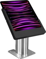 Domo Slide tafelhouder met laadfunctionaliteit voor iPad 10.9 & 11 inch - zwart/RVS
