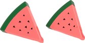 Handdoekklem/handdoek knijpers - watermeloen - 8x - kunststof