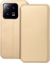 Case2go - Hoesje voor Xiaomi 13 - Book Case - Goud