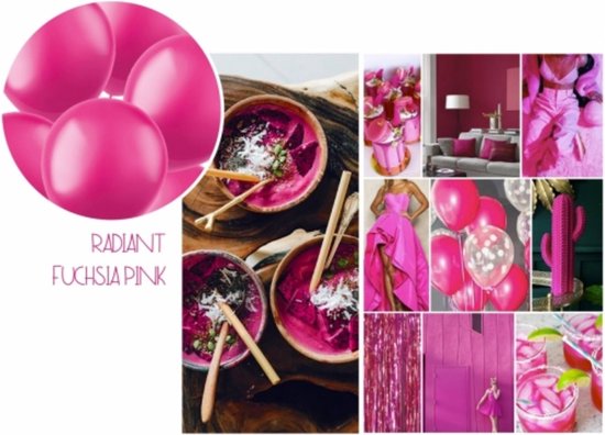 8 Ballons fuchsia - Délices Suprêmes