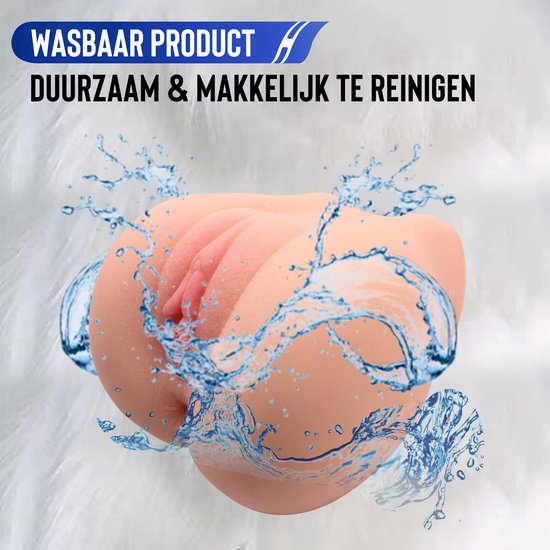Intenz® Masturbator + Gratis Cleaning Bulb - Masturbator voor Man - Pocket Pussy - Sex Toys voor Mannen - Intenz