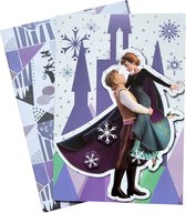Disney Frozen - Carte de voeux 3D avec enveloppe - Anna - Elsa - Christof - Anniversaire - cadeau - cadeau