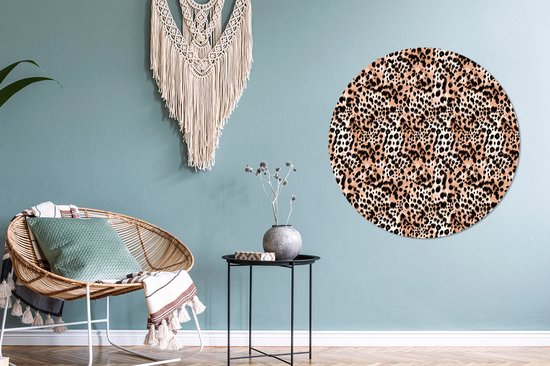 WallCircle - Cercle mural ⌀ 90 - Imprimé animalier - Tigre - Animaux - Tableaux ronds salon - Assiette murale ronde - Décoration murale cercle - Décoration chambre intérieur - Décoration murale cercle mural - Accessoires de maison