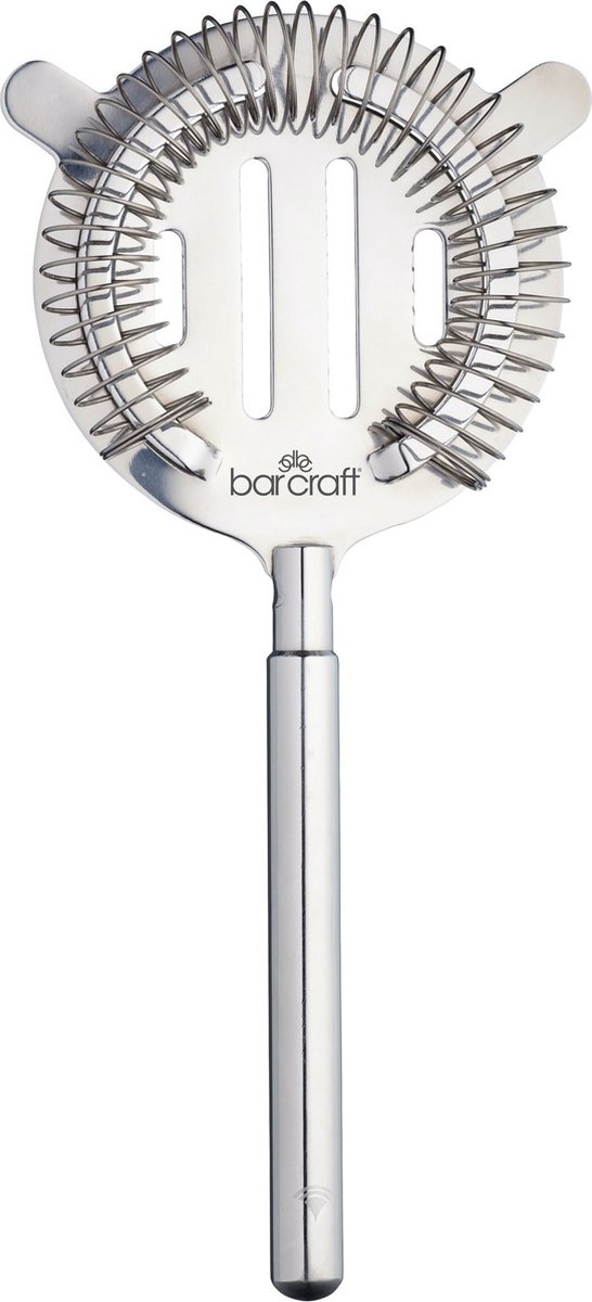 Kitchencraft Barcraft Hawthorne Strainer voor cocktails - Roestvrij Staal 9 X 20 Cm