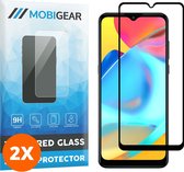 Mobigear Screenprotector geschikt voor Alcatel 3L Glazen | Mobigear Premium Screenprotector - Case Friendly - Zwart (2-Pack)