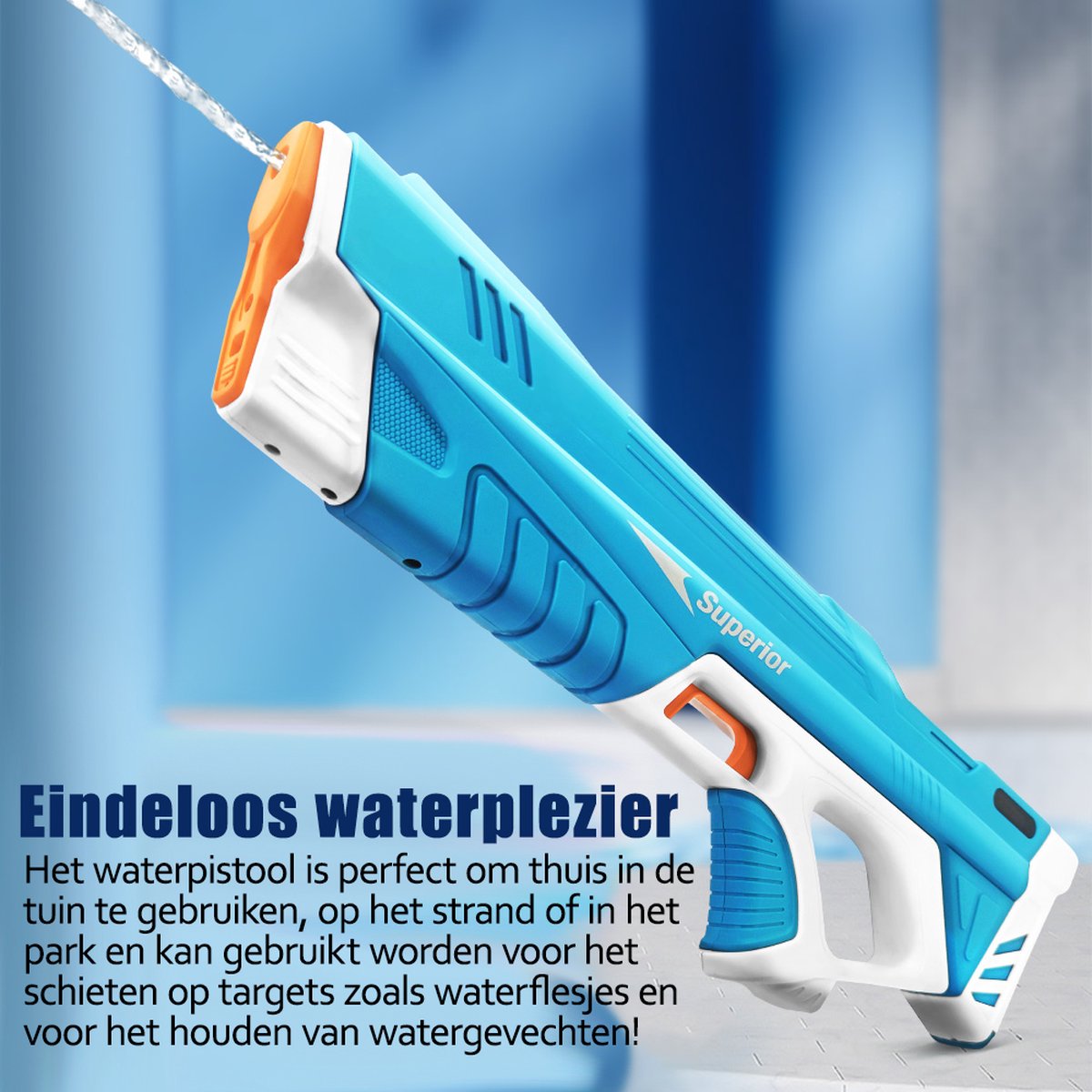Superior - Pistolet à eau automatique entièrement électrique pour Enfants -  Jouets de