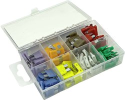 ESKA 340.750 Standaard steekzekering (auto) 4 A, 5 A, 7.5 A, 10 A, 15 A, 20 A, 25 A, 30 A Violet, Oranje, Bruin, Rood,