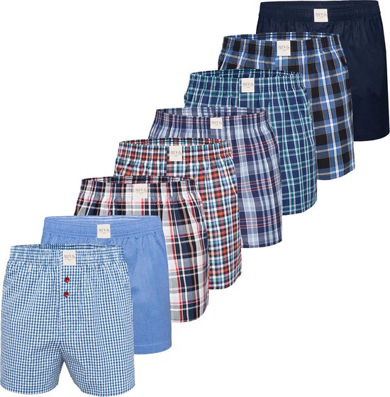 Phil & Co Wide Boxers Men Core Multipack 8-Pack - Taille XXL - Boxer ample homme | Slips