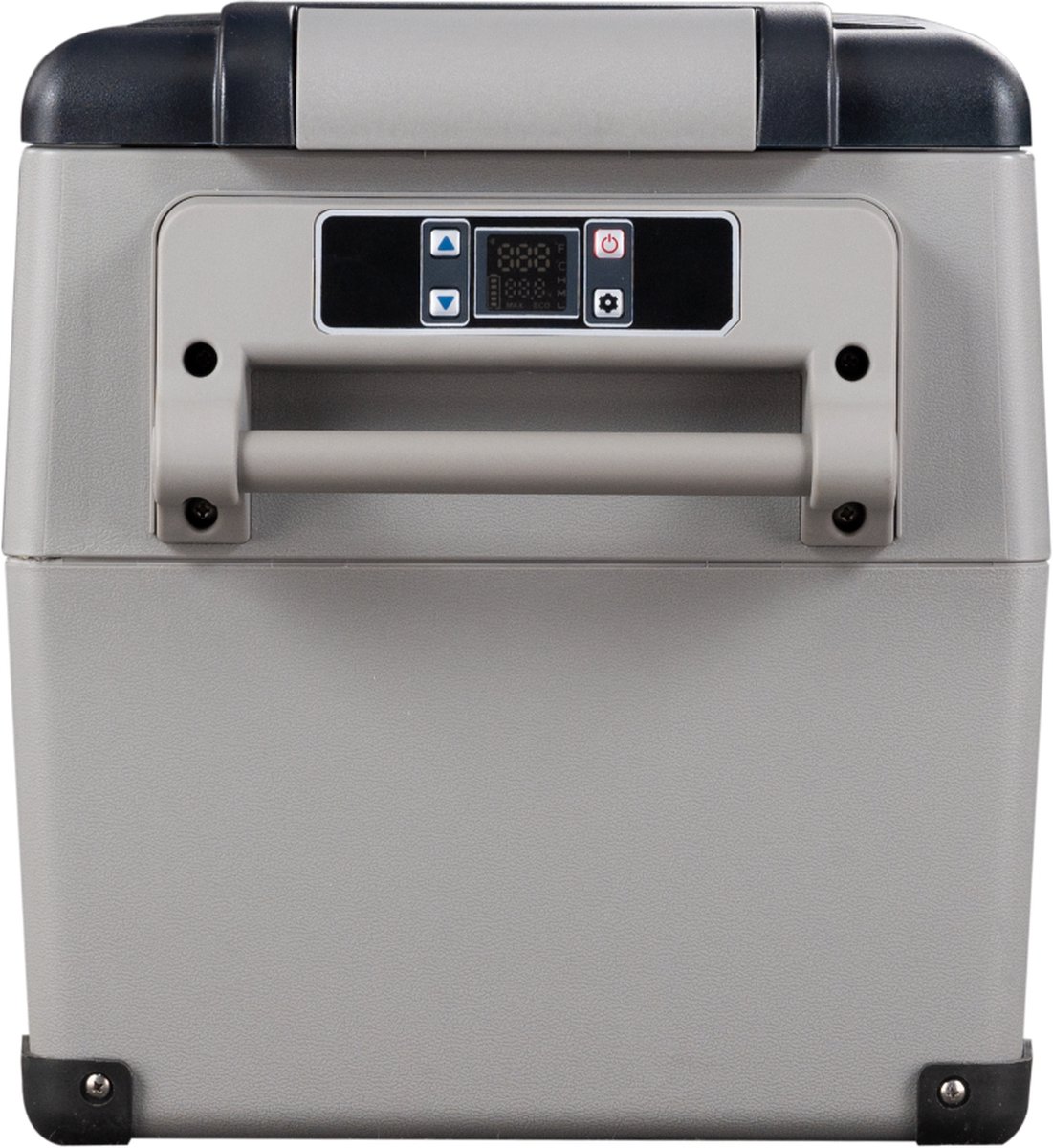 Steamy-E Dual Compartment Elektrische Compressor Koelbox - 30liter - 12V en 230V - voor auto en camping - Grijs – foto 3