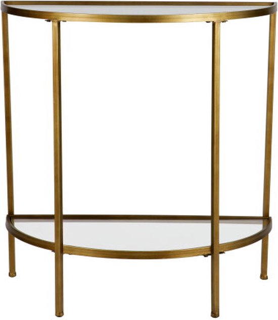 BePureHome Goddess Sidetable - Metaal - Antique Brass - 75x37x75