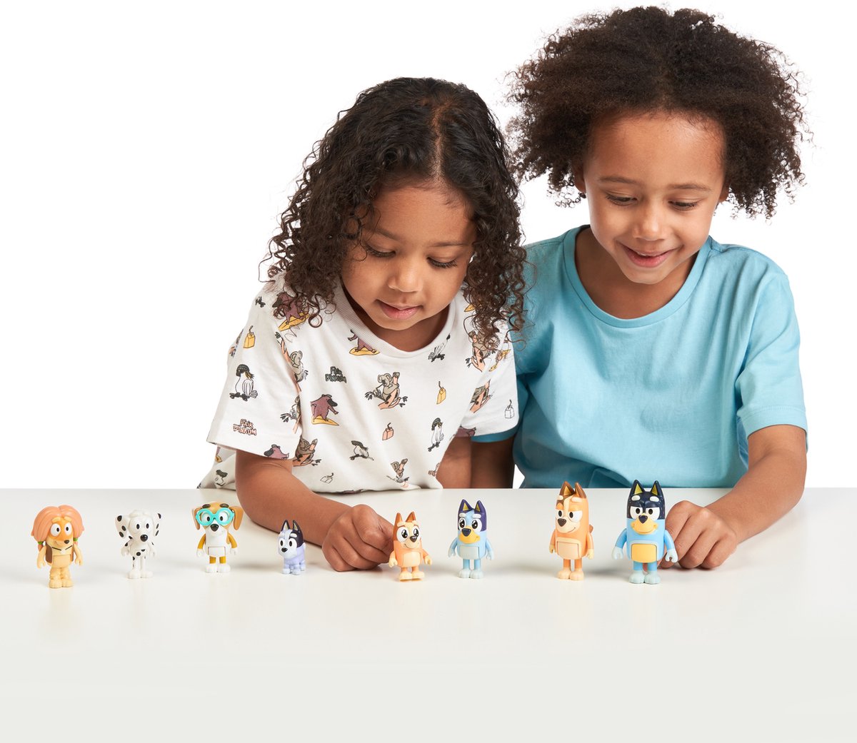 BLUEY - 8 Speelfiguren Familie & Vrienden - Speelfigurenset — afbeelding 6