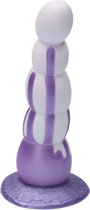 Ylva & Dite - Circe - Siliconen Anale / Vaginale Dildo - Made in Holland - Pastel Violet / Violet Metallic
