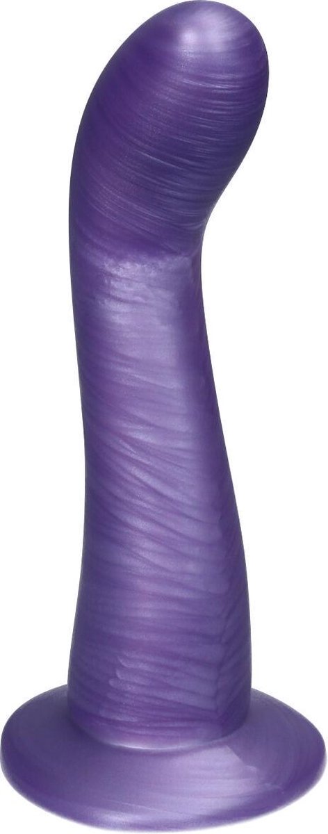 Goedkoopste Ylva & Dite - Swan - Siliconen G-spot / Anale dildo - Made in Holland - Violet Metallic
