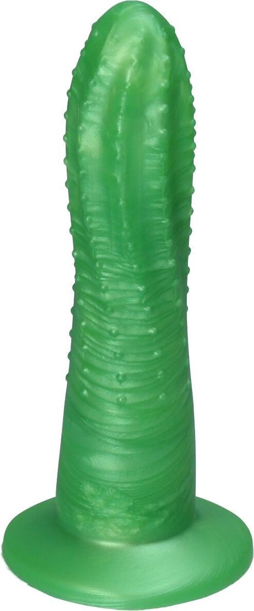 Goedkoopste Ylva & Dite - Prickly Pear - Siliconen dildo - Made in Holland - Appel Groen