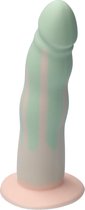 Ylva & Dite - Anteros - Realistische Siliconen dildo met zuignap - Voor mannen, vrouwen of samen - Handgemaakt in Holland - Sage / Skin