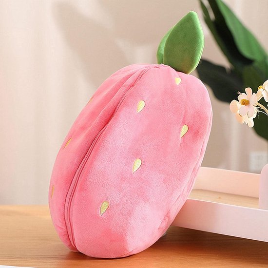 Oreiller Chaud Doux Décoration Utile Sol Forme Fruit Jardin Salon