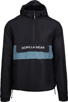 Gorilla Wear Bolton Windbreaker - Unisex Anorak - Zwart - 4XL
