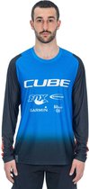 Cube Vertex X Action Team Enduro-trui Met Lange Mouwen Blauw,Zwart XL Man