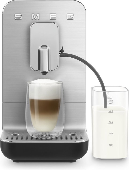 Afmetingen - Smeg 8017709334970 - SMEG BCC13BLMEU - Volautomatische koffiemachine met melkreservoir - Mat Zwart