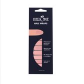Herome Nail Wraps Pink - Nagelstickers - Nail Art - Zonder Droogtijd - 2x10 stickers - Cadeau - Nail art stickers - Nagellak stickers