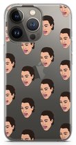 Case Company® - Hoesje geschikt voor iPhone 13 Pro hoesje - Ugly Cry Call - Soft Cover Telefoonhoesje - Bescherming aan alle Kanten en Schermrand
