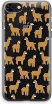 Case Company® - Hoesje geschikt voor iPhone 8 hoesje - Alpacas - Soft Cover Telefoonhoesje - Bescherming aan alle Kanten en Schermrand
