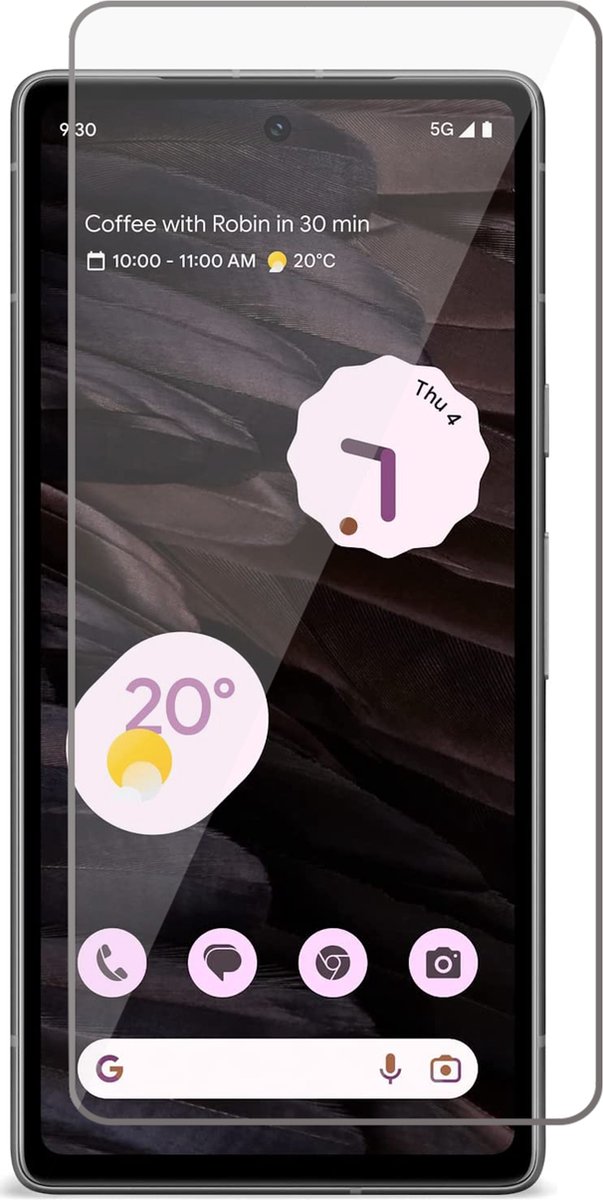 Screenprotector geschikt voor Google Pixel 7a - Gehard Glas Screen Protector GlassGuard