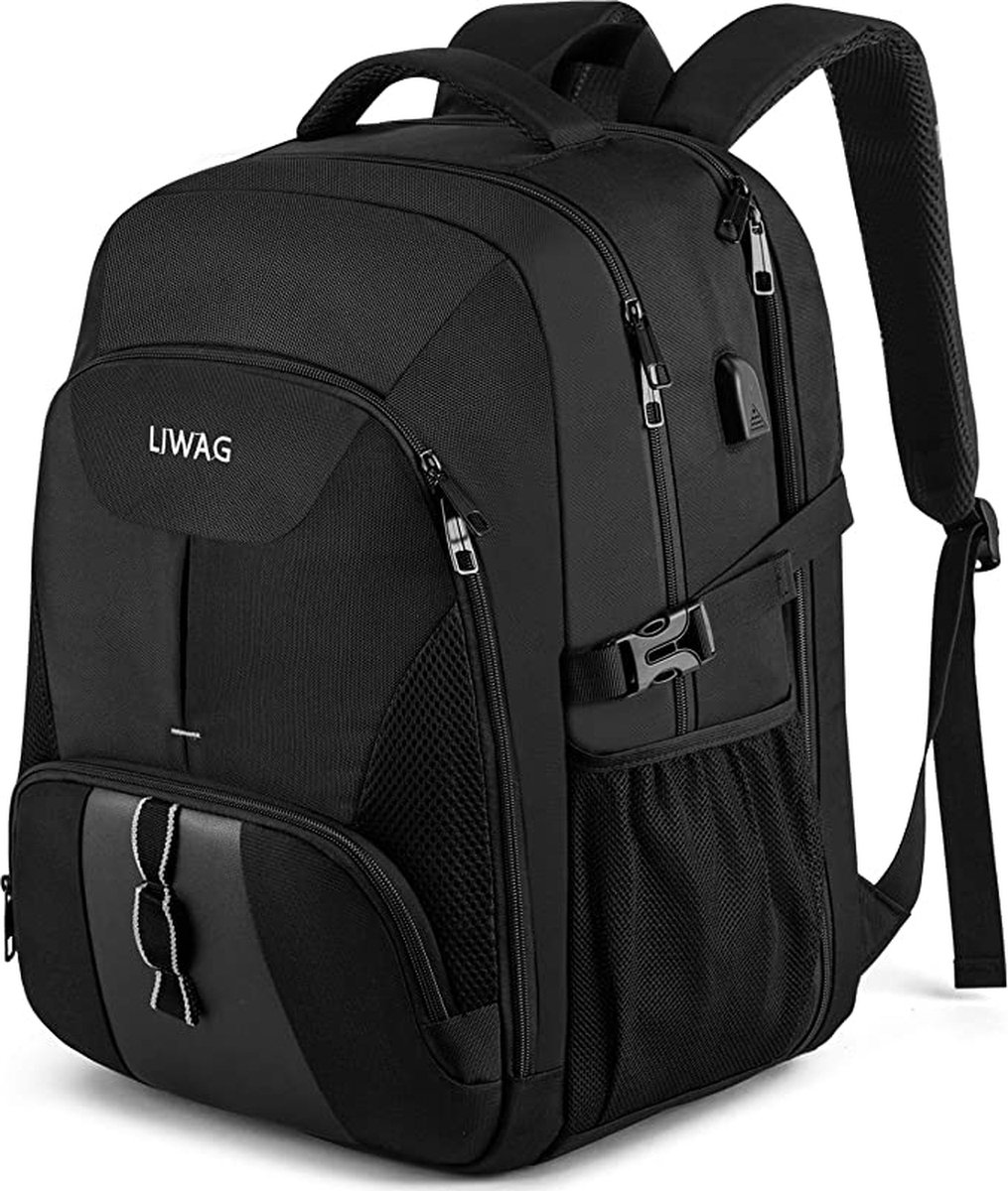Sac à dos de voyage Extra large 50L pour ordinateur portable, sac à dos de  travail... | bol.com