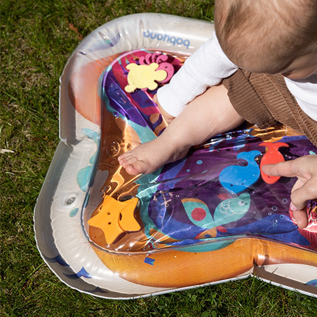 Babyono - Tapis d'Eau Bébé - Sensoriel - Tapis d'Eau - Tapis d'Eau -  Opblaasbaar 