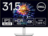 DELL UltraSharp U3223QE 80 cm (31.5") 3840 x 2160 pixels 4K Ultra HD LCD Argent
