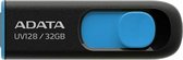 ADATA DashDrive UV128 32GB lecteur USB flash 32 Go USB Type-A 3.2 Gen 1 (3.1 Gen 1) Noir, Bleu