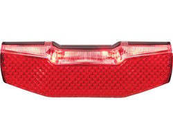 AXA Blueline Steady â€“ Fiets Achterlicht - LED Fietsverlichting - 80 mm - Rood