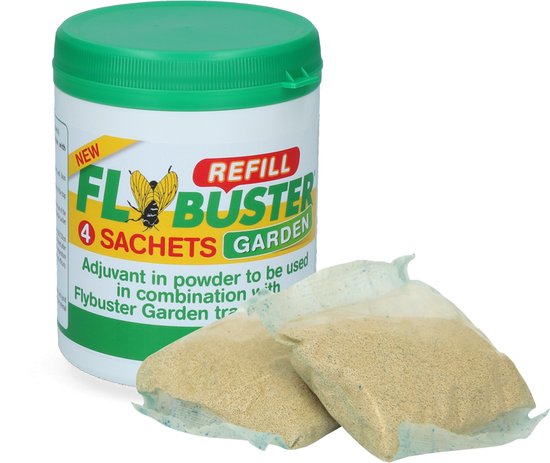 Flybuster Bait - Lokstof in sachets - Vliegenwering - 4 x 20 gram