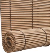 Store enrouleur Bambou - 120x220 cm - Marron - Translucide