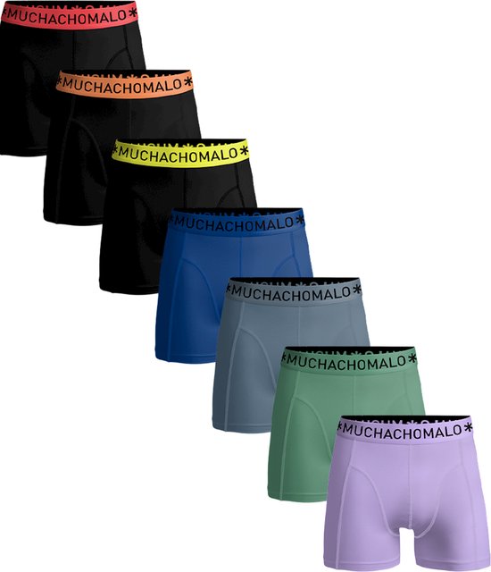 Muchachomalo Heren Boxershorts - 7 Pack - Maat XXXL - Mannen Onderbroeken