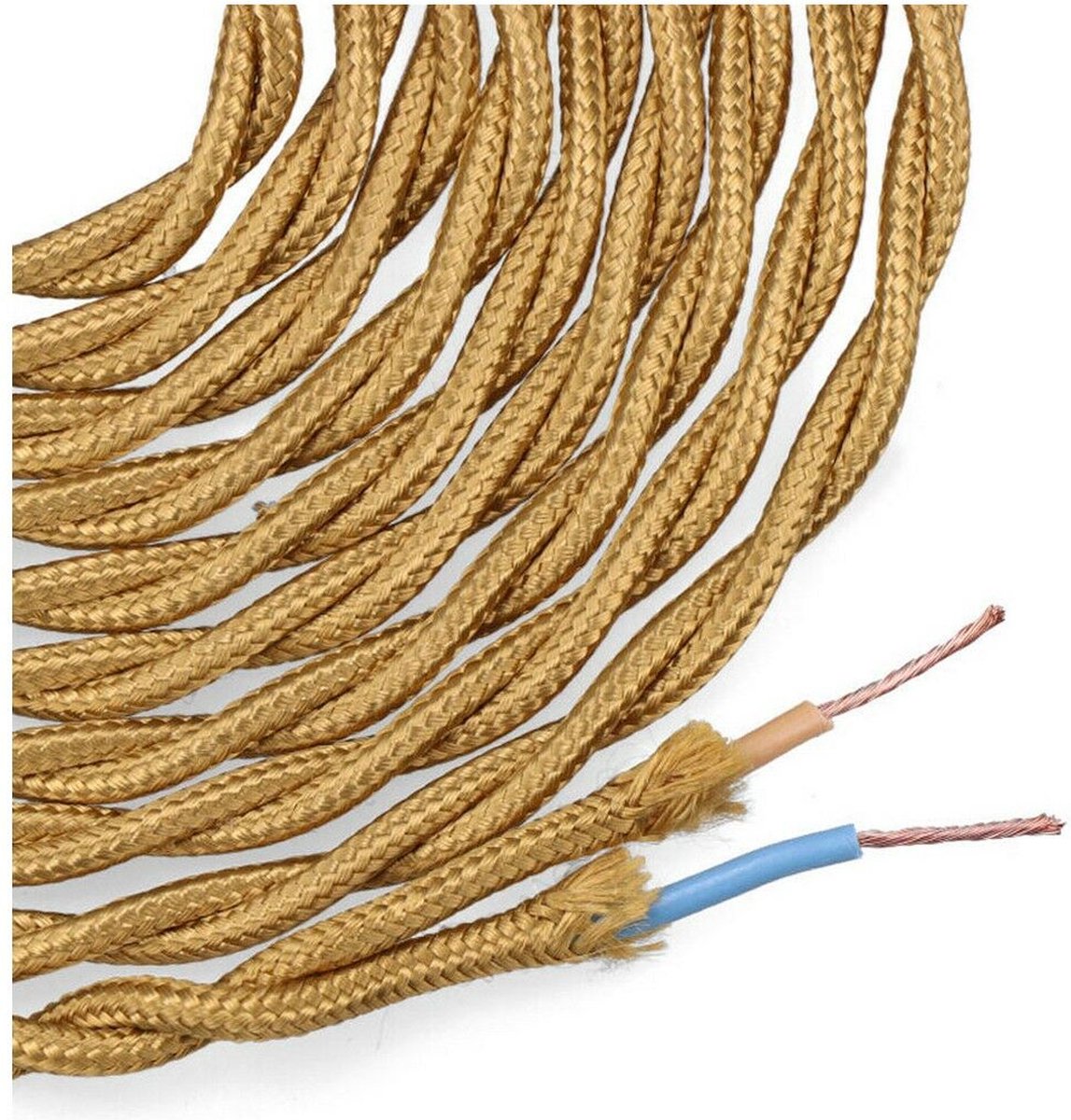 Kabel EDM C45 2 x 0,75 mm Goud 5 m