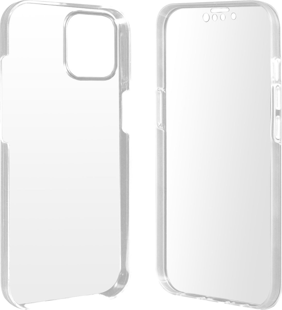 Integrale Hoes Geschikt voor Apple iPhone 13 Hard Achter + Soepel Voor Transparant