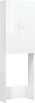 vidaXL lave-linge 64x25,5x190 cm Blanc brillant VDXL_808419